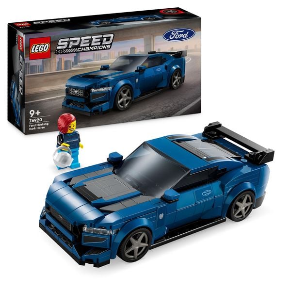 LEGO Speed Champions 76920 Ford Mustang Dark Horse Sportwagen Auto-Spielzeug