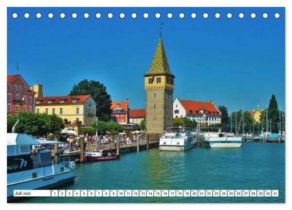 Produktbild: Am Bodenseeufer (Tischkalender 2026 DIN A5 quer), CALVENDO Monatskalender