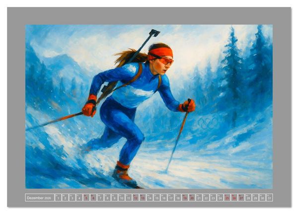 Produktbild: motionART Der Augenblick z&auml;hlt (Tischkalender 2026 DIN A5 quer), CALVENDO Monatskalender