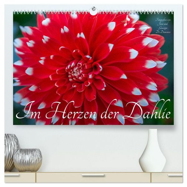 Produktbild: Im Herzen der Dahlie (hochwertiger Premium Wandkalender 2026 DIN A2 quer), Kunstdruck in Hochglanz