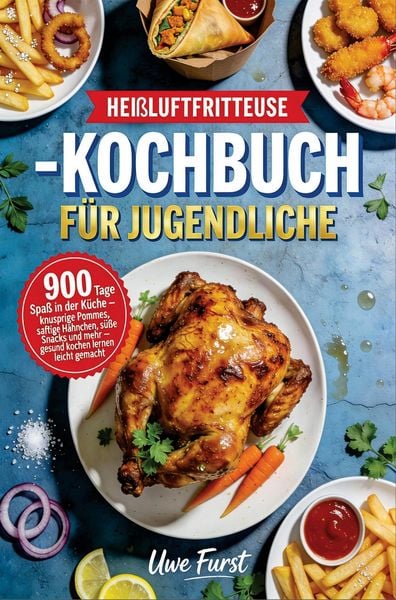 Produktbild: Hei&szlig;luftfritteuse-Kochbuch f&uuml;r Jugendliche