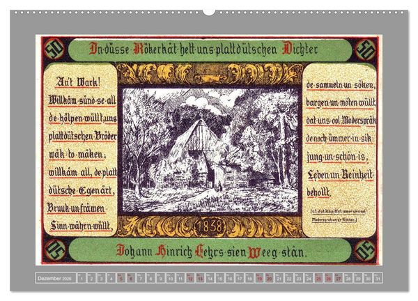 Produktbild: Gru&szlig; aus Itzehoe (hochwertiger Premium Wandkalender 2026 DIN A2 quer), Kunstdruck in Hochglanz
