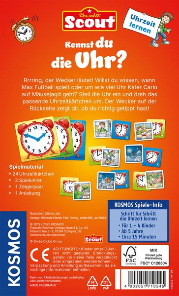 Produktbild: Scout Kennst du die Uhr?