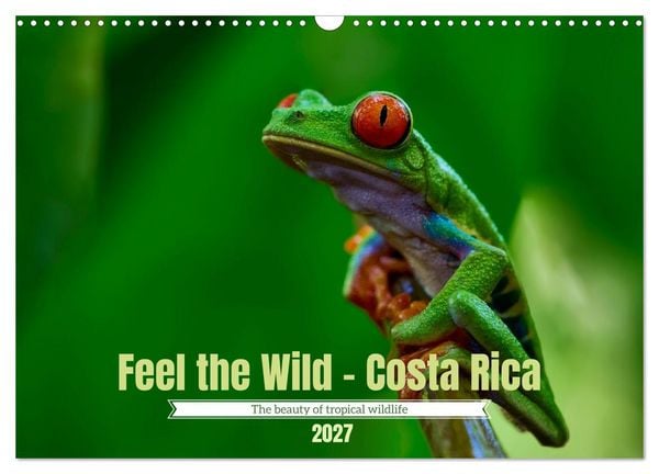 Produktbild: Feel the Wild &ndash; Costa Rica (Wall Calendar 2027 DIN A3 landscape), CALVENDO 12 Month Wall Calendar