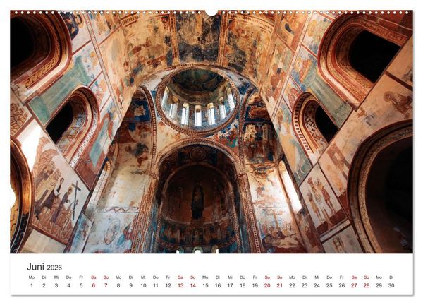 Produktbild: Georgien - Einmalige Landschaften (hochwertiger Premium Wandkalender 2026 DIN A2 quer), Kunstdruck in Hochglanz