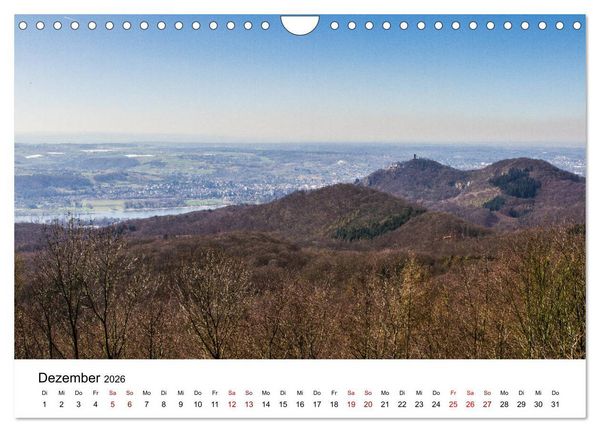 Produktbild: H&ouml;hepunkte des Siebengebirges (Wandkalender 2026 DIN A4 quer), CALVENDO Monatskalender