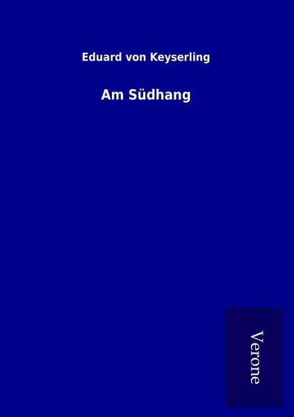Produktbild: Am S&uuml;dhang