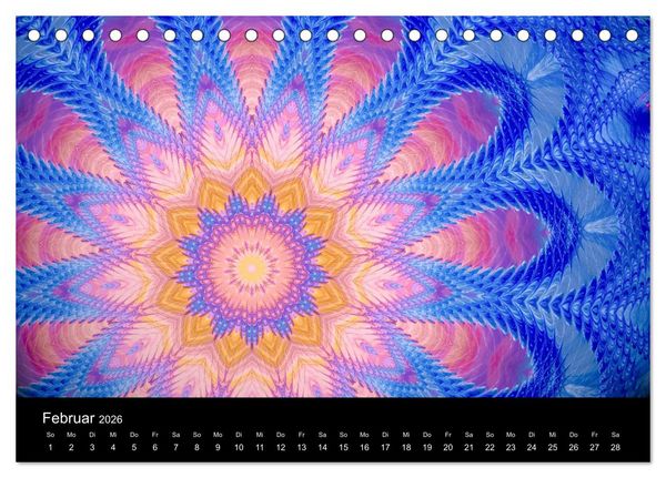Produktbild: mandala-art (Tischkalender 2026 DIN A5 quer), CALVENDO Monatskalender