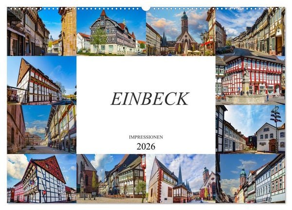 Produktbild: Einbeck Impressionen (Wandkalender 2026 DIN A2 quer), CALVENDO Monatskalender