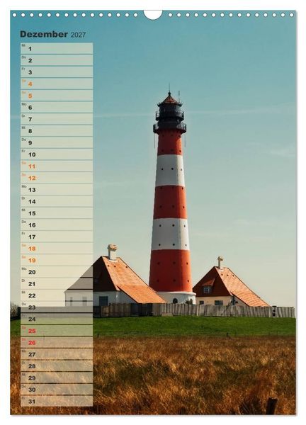 Produktbild: Zwischen D&uuml;nen und Watt / Geburtstagskalender (Wandkalender 2027 DIN A3 hoch), CALVENDO Monatskalender