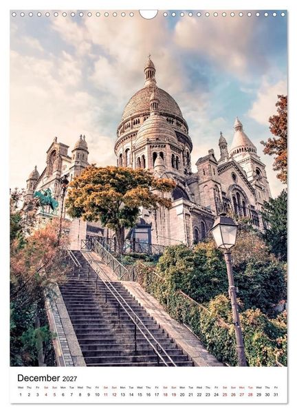 Produktbild: Wonders of Paris (Wall Calendar 2027 DIN A3 portrait), CALVENDO 12 Month Wall Calendar