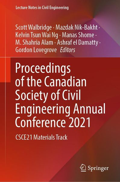 Produktbild: Proceedings of the Canadian Society of Civil Engineering Annual Conference 2021