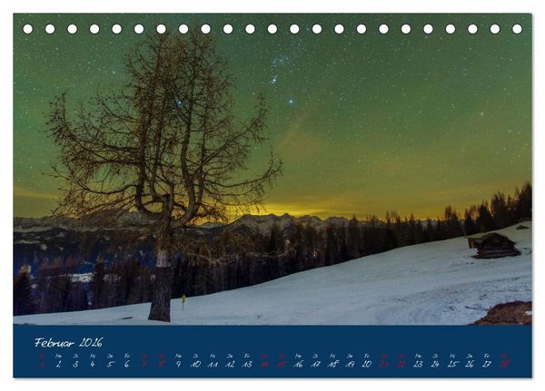 Produktbild: Welt unter Sternen (Tischkalender 2026 DIN A5 quer), CALVENDO Monatskalender