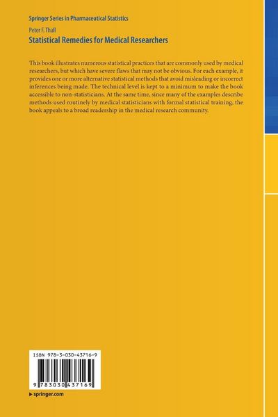 Produktbild: Statistical Remedies for Medical Researchers