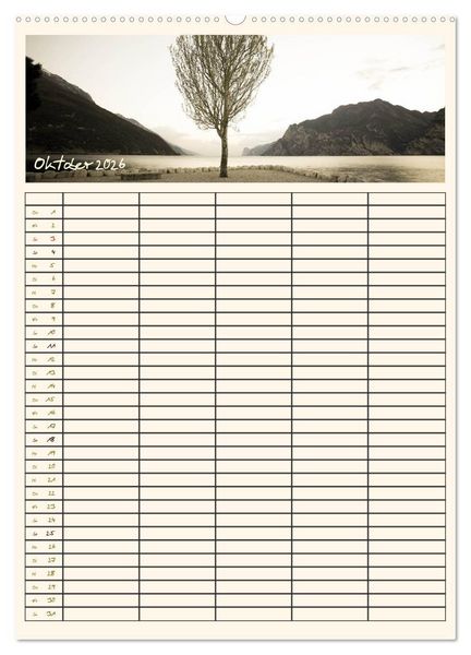 Produktbild: Der Gardasee im Norden - Familienplaner 2026 (hochwertiger Premium Wandkalender 2026 DIN A2 hoch), Kunstdruck in Hochglanz
