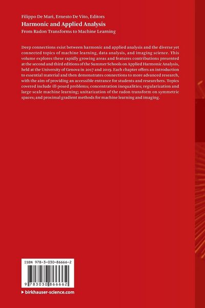 Produktbild: Harmonic and Applied Analysis