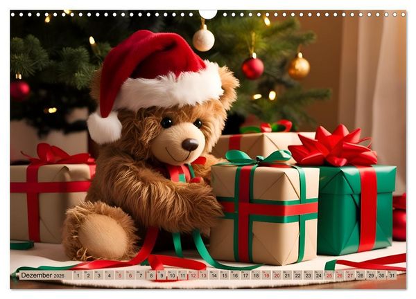 Produktbild: Einfach b&auml;rig - Eine b&auml;rige Reise durch den Teddyalltag (Wandkalender 2026 DIN A3 quer), CALVENDO Monatskalender