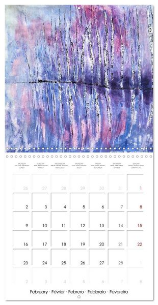 Produktbild: Autumn paintings (Wall Calendar 2026 12 &times; 12 Inch) CALVENDO 12 Month Wall Calendar