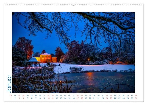 Produktbild: Blickfang Darmstadt! (Wandkalender 2026 DIN A2 quer), CALVENDO Monatskalender