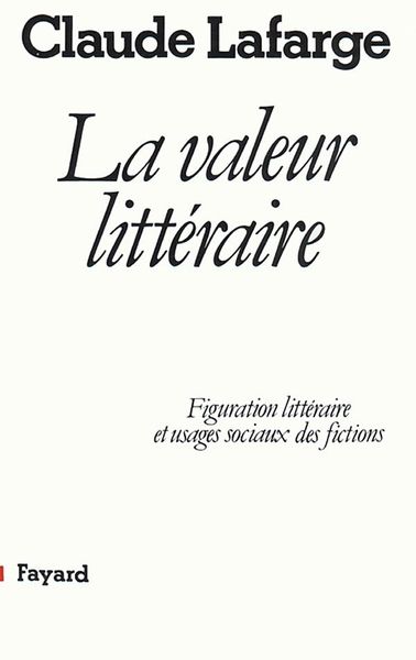 Produktbild: La Valeur litt&eacute;raire