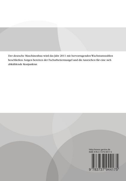 Produktbild: Branchenreport Maschinen- und Anlagenbau