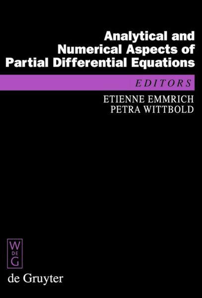 Produktbild: Analytical and Numerical Aspects of Partial Differential Equations