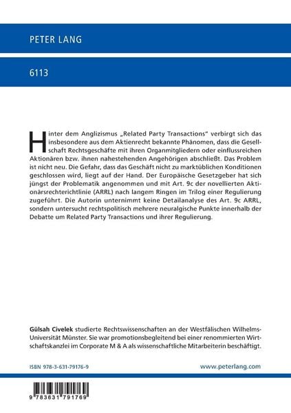 Produktbild: Regulierungsoptionen f&uuml;r Related Party Transactions
