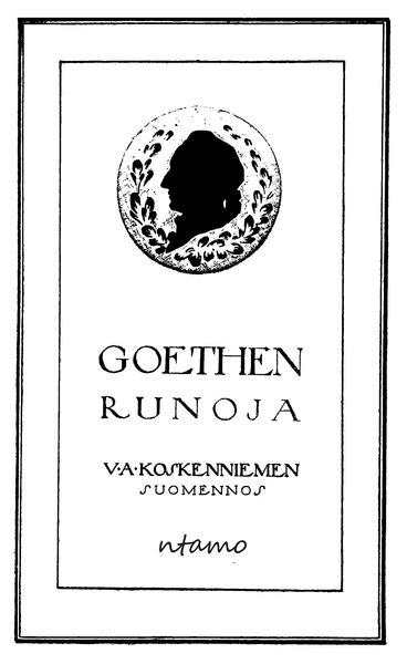 Produktbild: Goethen runoja