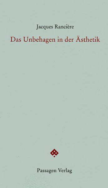 Produktbild: Das Unbehagen in der &Auml;sthetik
