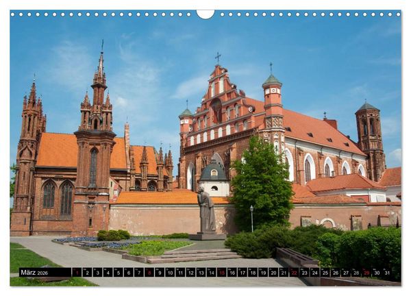 Produktbild: Hauptst&auml;dte des Baltikums (Wandkalender 2026 DIN A3 quer), CALVENDO Monatskalender
