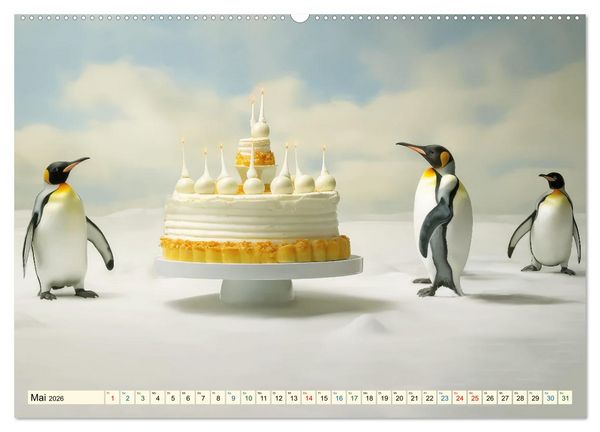 Produktbild: Die Desserttafel ist gedeckt - Humorbilder (Wandkalender 2026 DIN A2 quer), CALVENDO Monatskalender