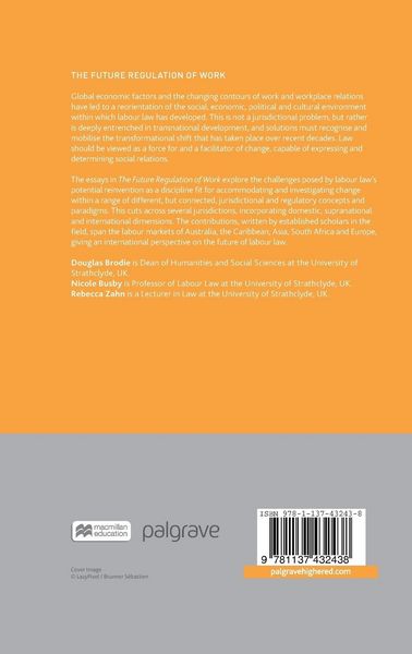 Produktbild: The Future Regulation of Work