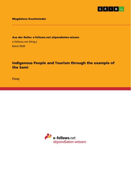 Produktbild: Indigenous People and Tourism through the example of the Sami