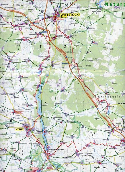 Produktbild: KOMPASS Gro&szlig;raum-Radtourenkarte 3705 Sachsen-Anhalt Nord - Niedersachsen Ost 1:125.000