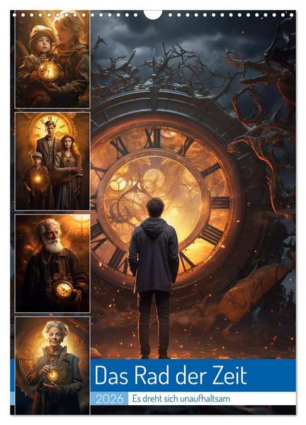 Produktbild: Das Rad der Zeit (Wandkalender 2026 DIN A3 hoch), CALVENDO Monatskalender