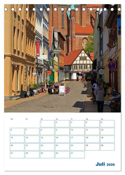 Produktbild: Residenzstadt Schwerin - Mecklenburg-Vorpommern - Terminplaner (Tischkalender 2026 DIN A5 hoch), CALVENDO Monatskalender
