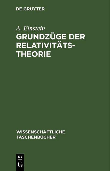Produktbild: Grundz&uuml;ge der Relativit&auml;tstheorie
