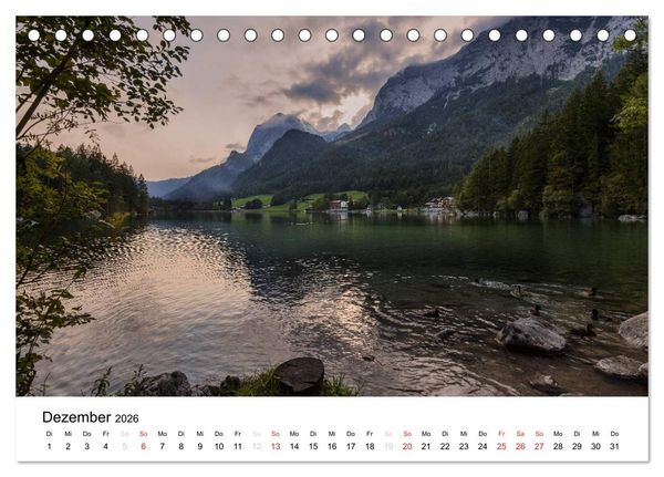 Produktbild: Reizvolle Gew&auml;sser im Berchtesgadener Land (Tischkalender 2026 DIN A5 quer), CALVENDO Monatskalender
