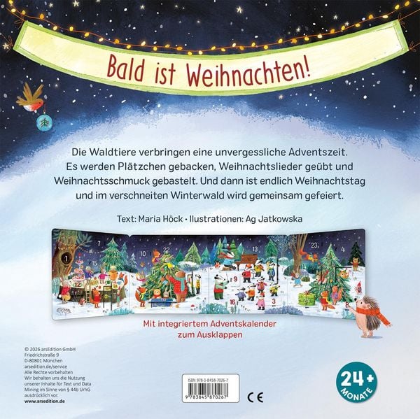 Produktbild: Mein erstes Adventskalenderbuch