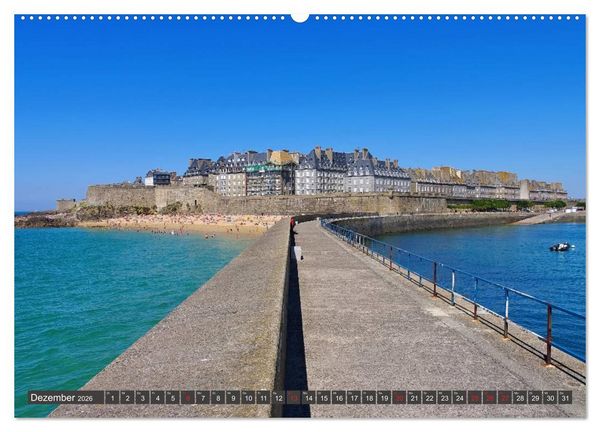 Produktbild: Saint Malo - Stadt der Korsaren (Wandkalender 2026 DIN A2 quer), CALVENDO Monatskalender