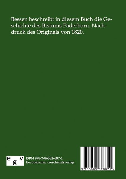 Produktbild: Geschichte des Bistums Paderborn