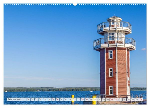 Produktbild: Tour um die gro&szlig;en Seen der Mecklenburgischen Seenplatte (hochwertiger Premium Wandkalender 2026 DIN A2 quer), Kunstdruck in Hochglanz