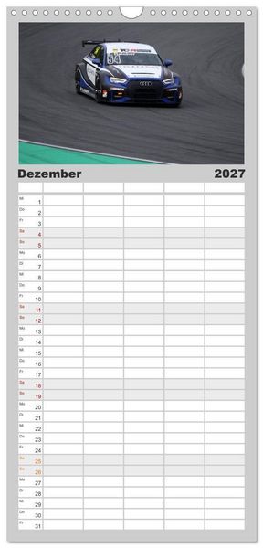 Produktbild: Familienplaner 2027 - SPORTWAGEN DTM und FIA GT mit 5 Spalten (Wandkalender, 21 x 45 cm) CALVENDO