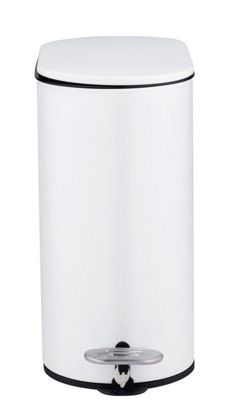 Produktbild: Kosmetikeimer Mod. Collungo, wei&szlig;, Stahl/Kunststoff, 5L, Easy-Close, mit herausnehmbarem