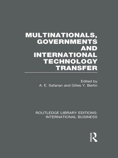 Produktbild: Multinationals, Governments and International Technology Transfer (RLE International Business)