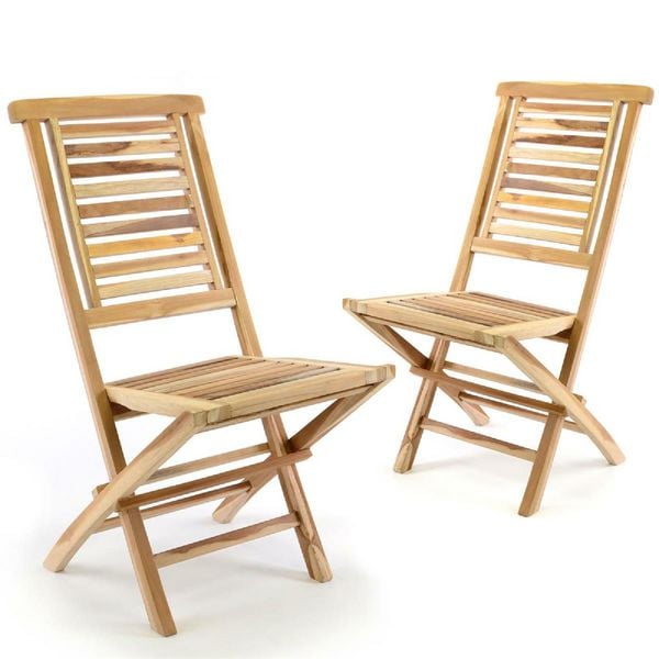 Gartenstuhl klappbarer Klappstuhl Holz Teak
