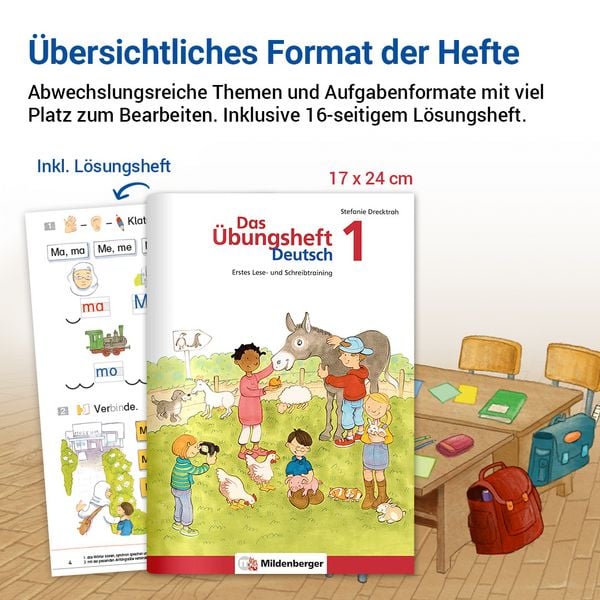Produktbild: Das &Uuml;bungsheft Deutsch 1