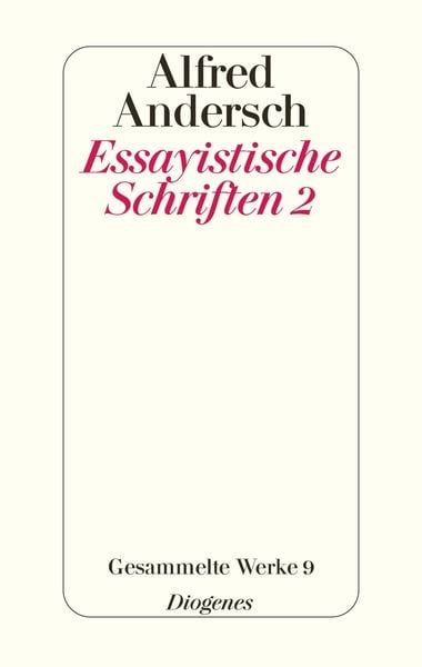 Produktbild: Essayistische Schriften 2