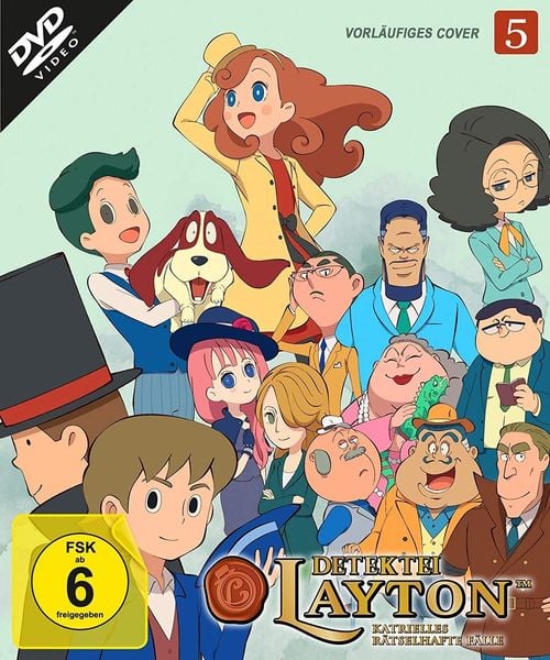 Produktbild: Detektei Layton - Katrielles r&auml;tselhafte F&auml;lle: Volume 5 (Ep. 41-50) [2 DVDs]