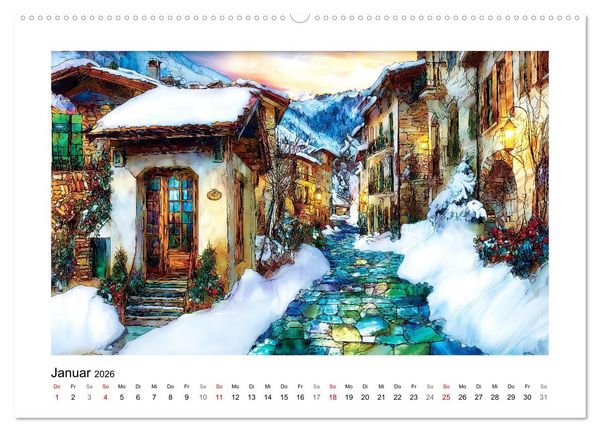 Produktbild: Die Farben der Berge (Wandkalender 2026 DIN A2 quer), CALVENDO Monatskalender